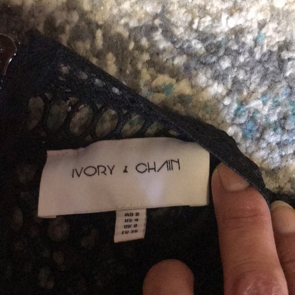 Ivory & Chain Eyelet Dress - Picture 5 of 5